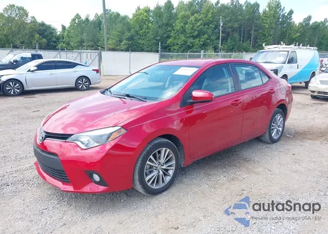2014 Toyota Corolla Le Plus z USA, uszkodzony, nr VIN 5YFBURHE2EP087026